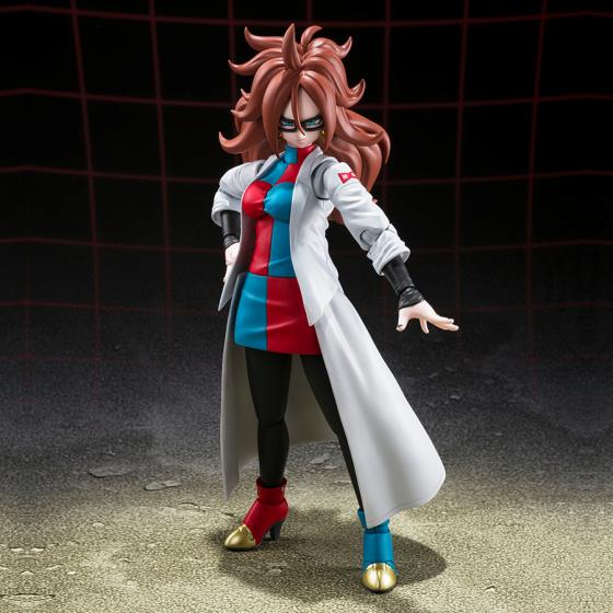 Figurine Dragon Ball Fighter Z Android 21 Lab Coat Bandai S.H.Figuarts Tamashii Nations