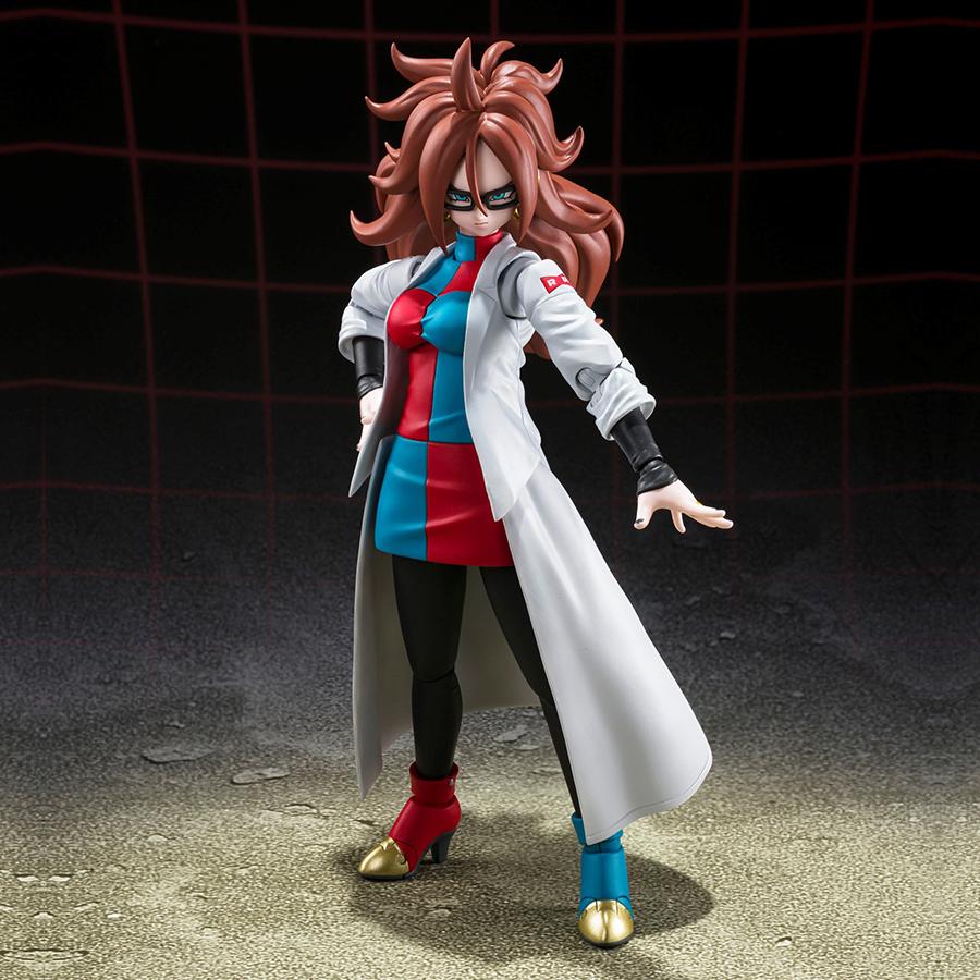 Dragon Ball Fighter Z Android C 21 Lab Coat S.H.Figuarts Bandai Figur