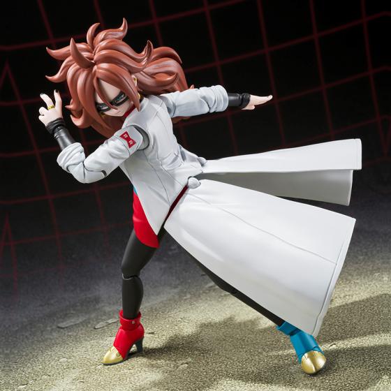 Dragon Ball Fighter Z Android C 21 Lab Coat S.H.Figuarts Bandai Figur