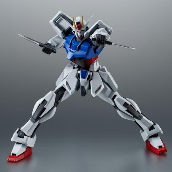 Side MS GAT-X105 Strike Gundam ver. A.N.I.M.E. The Robot Spirits Action Figure