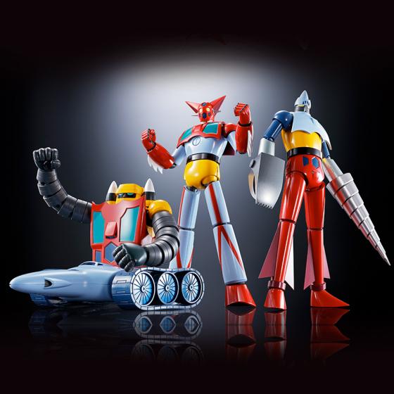 Bandai Soul of Chogokin GX-91 Getter 2 + 3 Dynamic Classic Set action figure