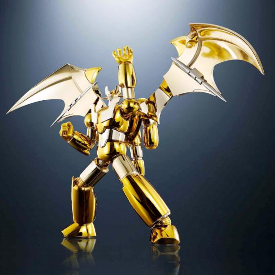Metal action figure Shin Mazinger Z Gold ver. Super Robot Chogokin Bandai Tamashii Nations