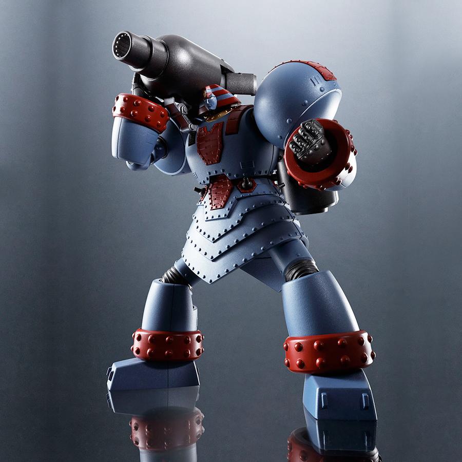 Robot métal articulé manga Koketsu Jeeg Giant Robo Animation Version Super Robot Chogokin Bandai Tamashii Nations