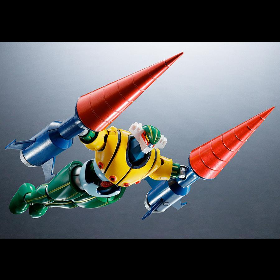Articulated manga metal figurine Koketsu Jeeg Super Robot Chogokin Bandai Tamashii Nations