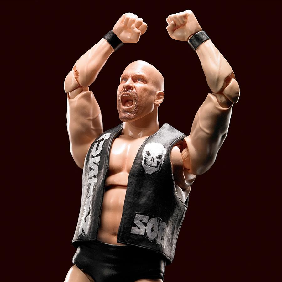 Figurine articulée catcheur WWE Stone Cold Steve Austin Bandai S.H.Figuarts Tamashii Nations