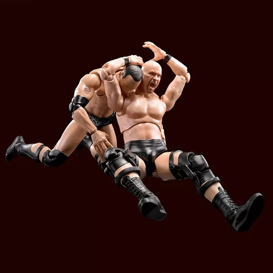 Figurine articulée catcheur WWE Stone Cold Steve Austin Bandai S.H.Figuarts Tamashii Nations