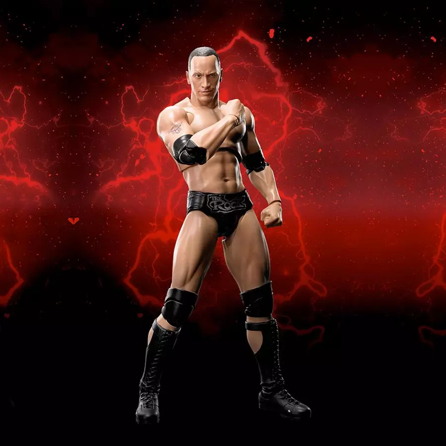 Figurine articulée catcheur WWE The Rock Bandai S.H.Figuarts Tamashii Nations