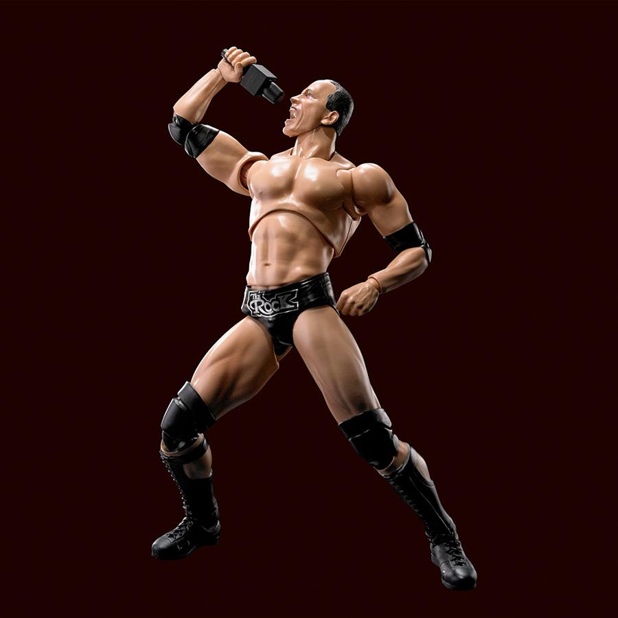 Figurine articulée catcheur WWE The Rock Bandai S.H.Figuarts Tamashii Nations