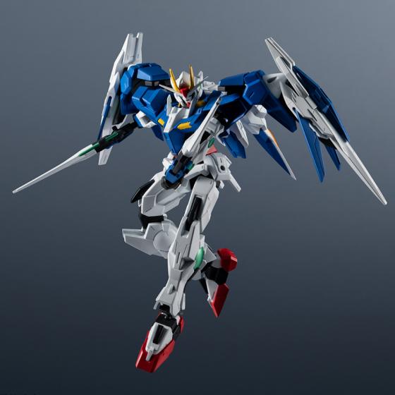 Figurine PVC articulée Gundam GN-0000+GNR-010 00 RAISER Bandai Gundam Universe Tamashii Nations