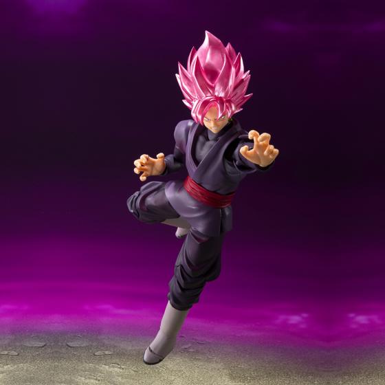 Figurine Dragon Ball Super Goku Black Super Saiyan Rosé S.H.Figuarts