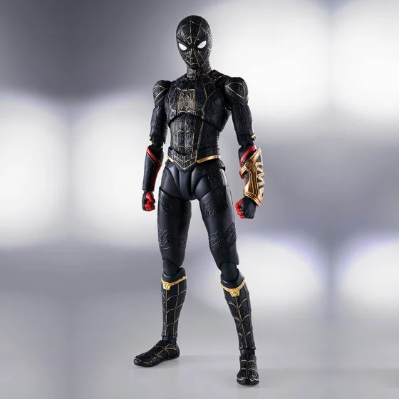 Figurine Marvel Spider-Man Black & Gold Suit No Way Home Special Set S.H.Figuarts Bandai Tamashii Nations