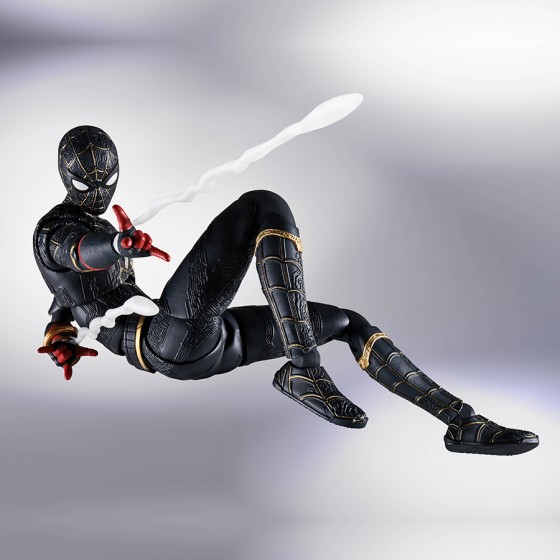 Figurine Marvel Spider-Man Black & Gold Suit No Way Home Special Set S.H.Figuarts Bandai Tamashii Nations