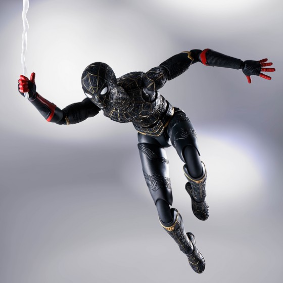 Figurine Marvel Spider-Man Black & Gold Suit No Way Home Special Set S.H.Figuarts Bandai Tamashii Nations