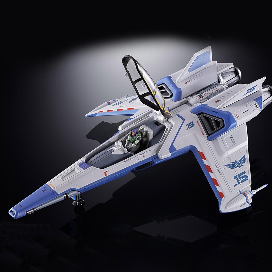 Disney Pixar Figurine Vaisseau Buzz l'Éclair XL-15 Space Ship Chogokin Tamashii Nations Bandai Spirits