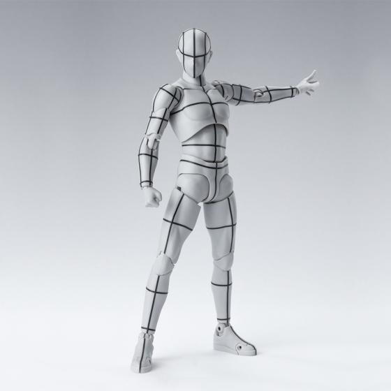 Tamashii Nations Body Kun Action Figure with lines