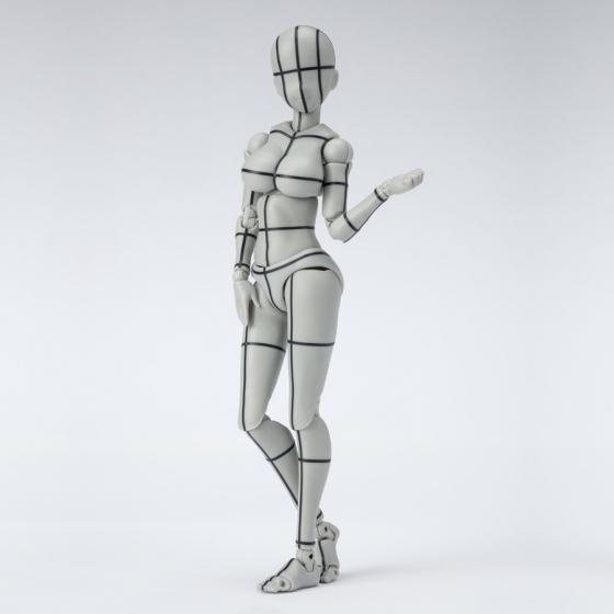 Figurine Body Chan -Kentari Yabuki- Wire Frame Grey Color Ver. Tamashii Nations