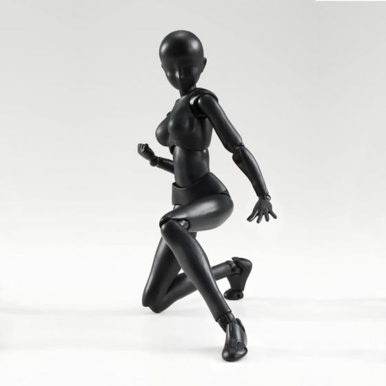 Drawing Figure Body Chan / S.H.Figuarts (Solid Black Version) by Bandai TamashiiNations