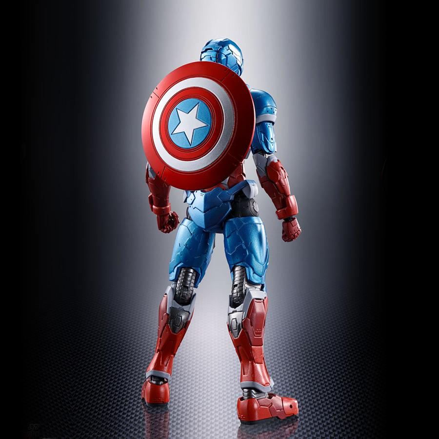 Action Figure Marvel Captain America (TECH-ON AVENGERS) S.H.Figuarts