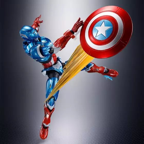 Captain America (TECH-ON AVENGERS) S.H.Figuarts Bandai Figur