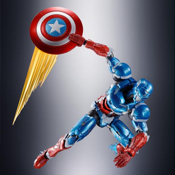 Captain America (TECH-ON AVENGERS) S.H.Figuarts Bandai Figur