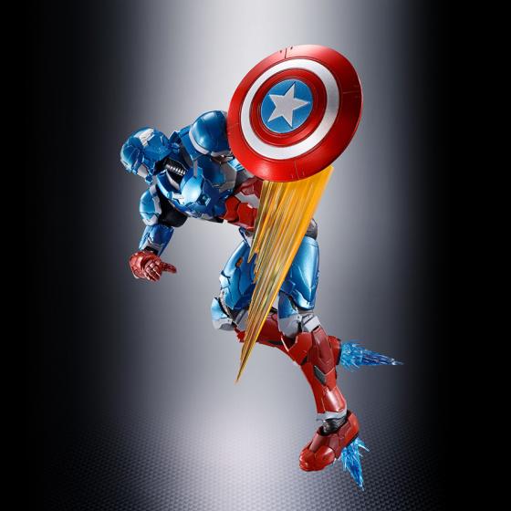 Captain America (TECH-ON AVENGERS) S.H.Figuarts Bandai Figur