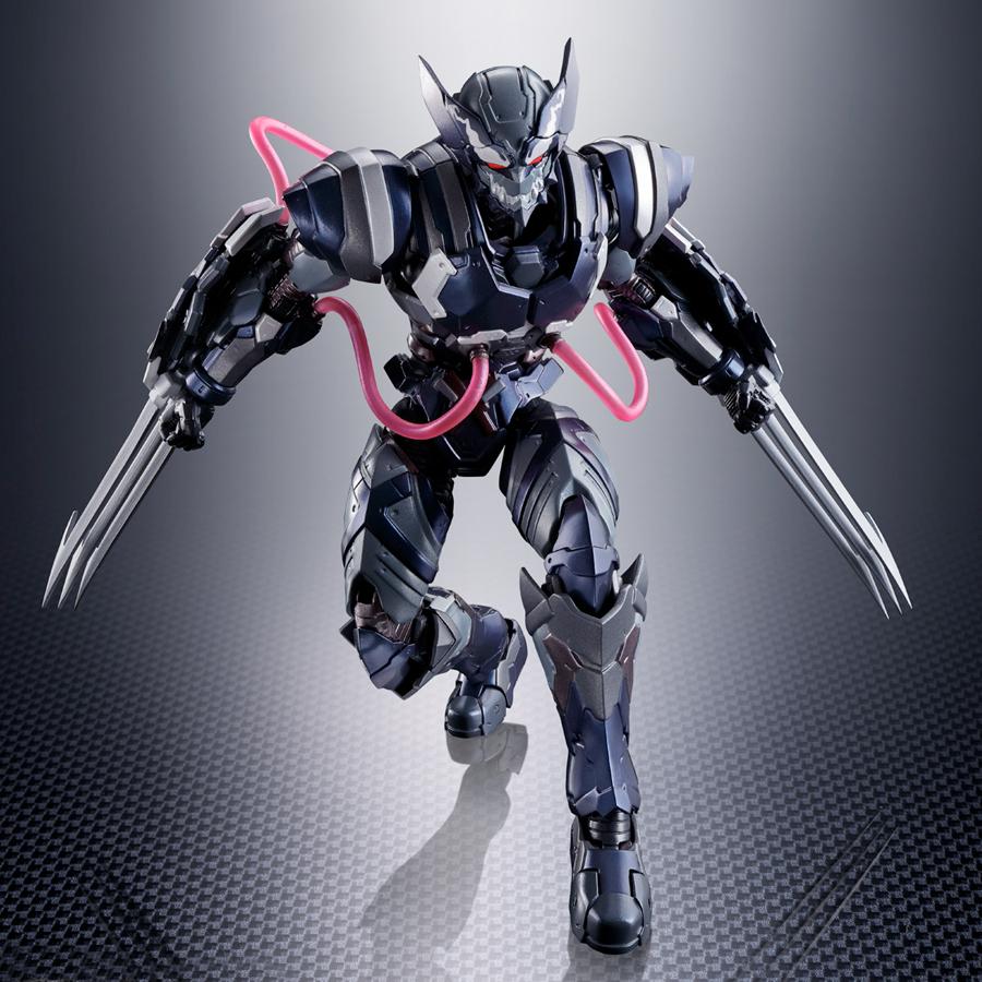 Tech-On Venom Symbiote Wolverine S.H.Figuarts Bandai Figure