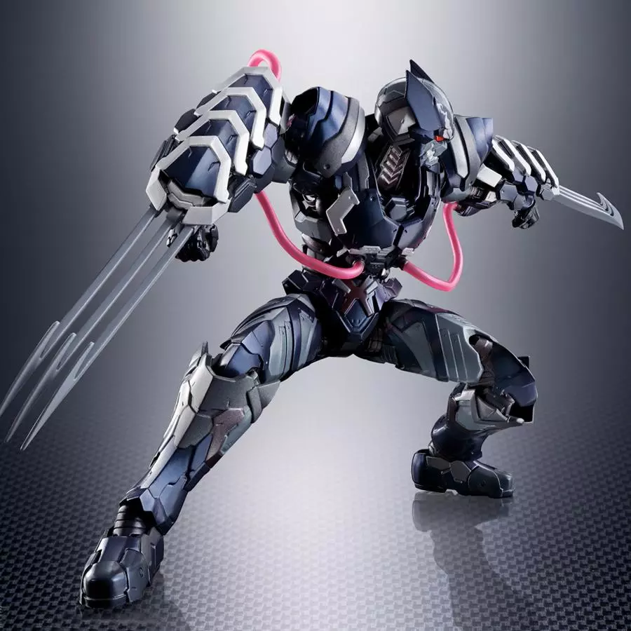 Figurine Wolverine TECH-ON Avengers Venom Symbiote S.H.Figuarts Bandai