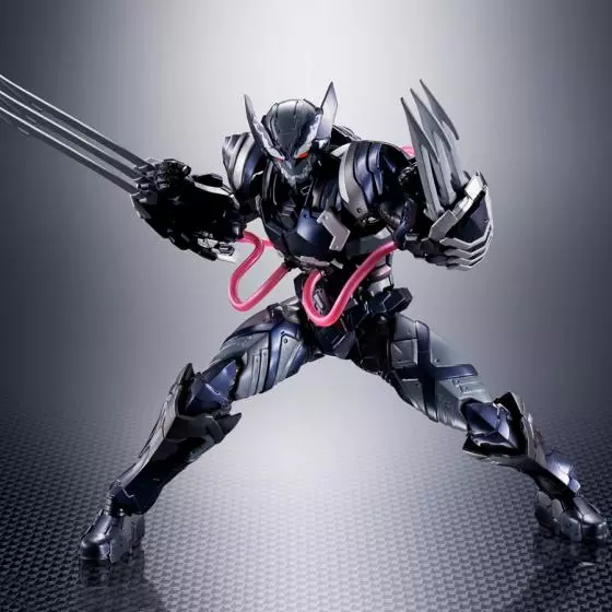 Wolverine TECH-ON Avengers Venom Symbiote S.H.Figuarts Bandai Figur