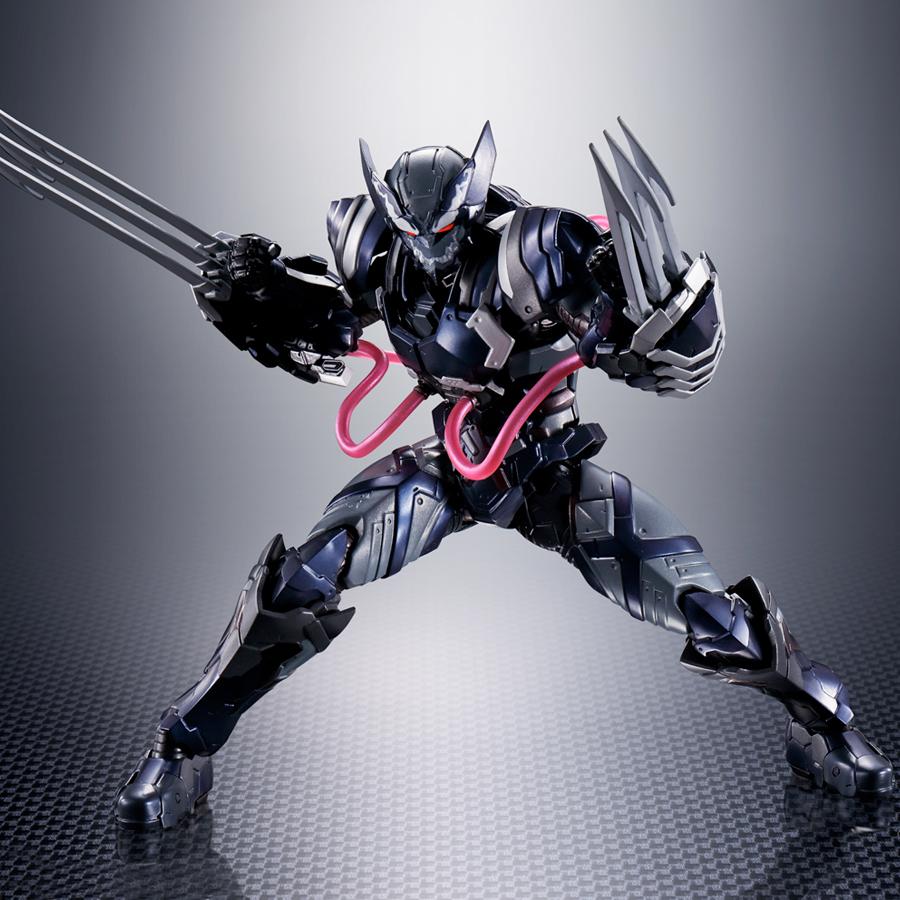 Tech-On Venom Symbiote Wolverine S.H.Figuarts Bandai Figure