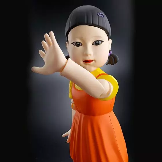Figurine Squid Game Netflix Poupée Young-hee Tamashii Lab
