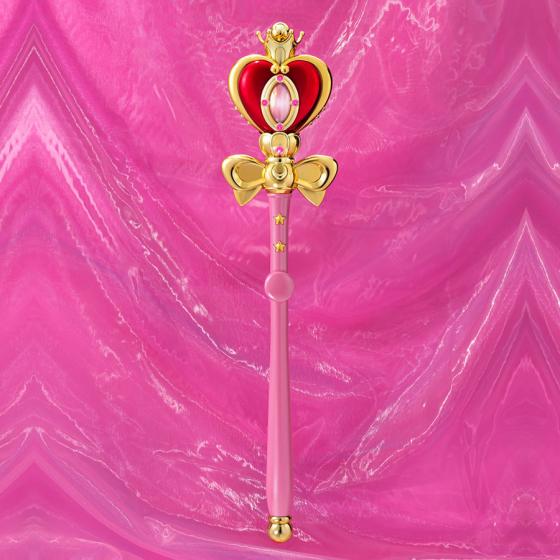 Sailor Moon Spiral Heart Moon Rod Brilliant Color Edition Proplica Bandai Replik