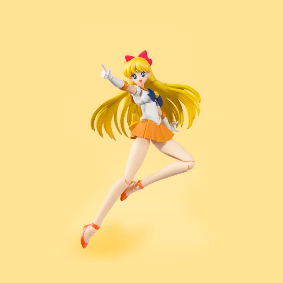 Sailor Moon Figurine Sailor Venus Anime Color Edition S.H.Figuarts