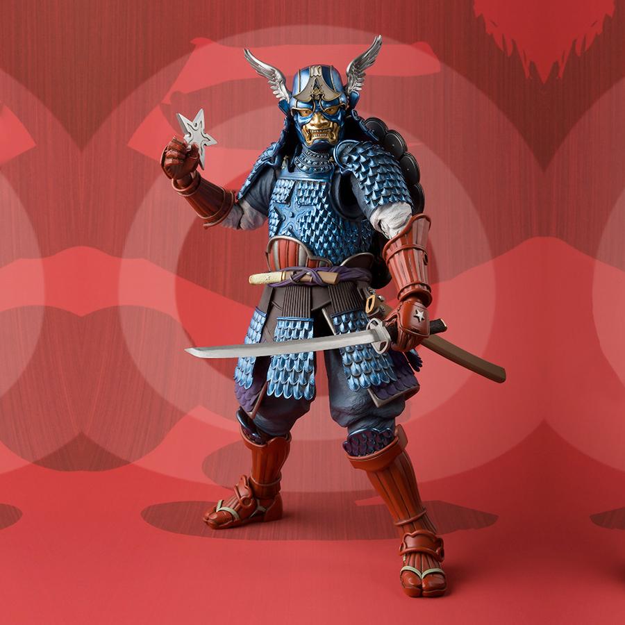 Samurai Captain America Manga Realization Bandai Action Figur