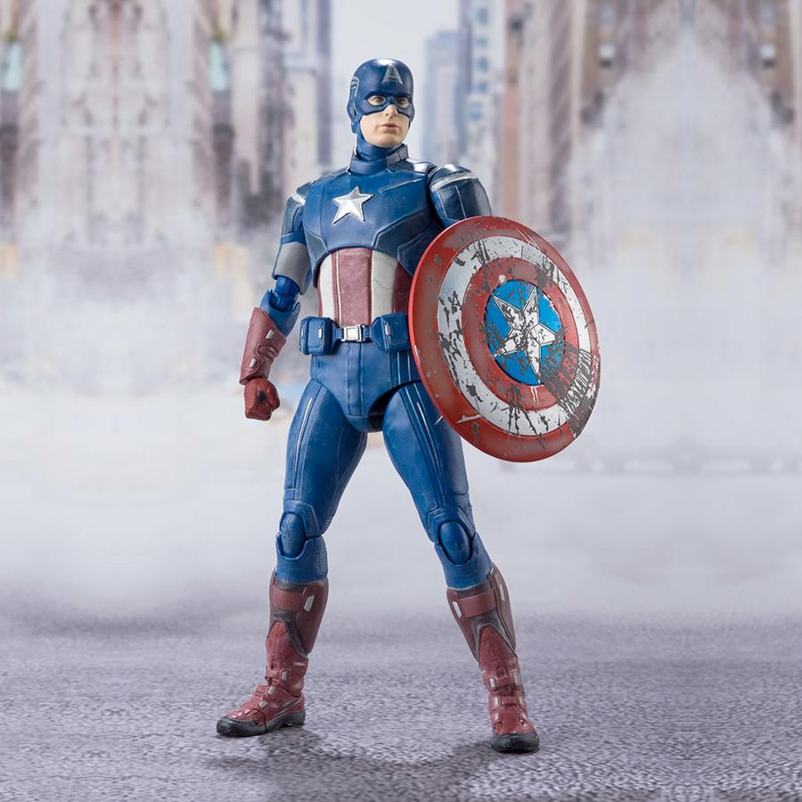 Captain America Avengers Assemble S.H.Figuarts Bandai Figur