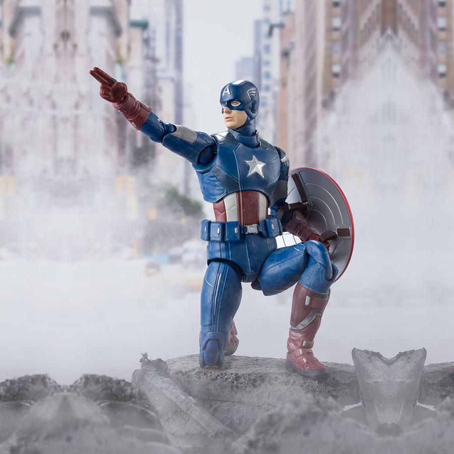 Captain America Avengers Assemble S.H.Figuarts Bandai Figur