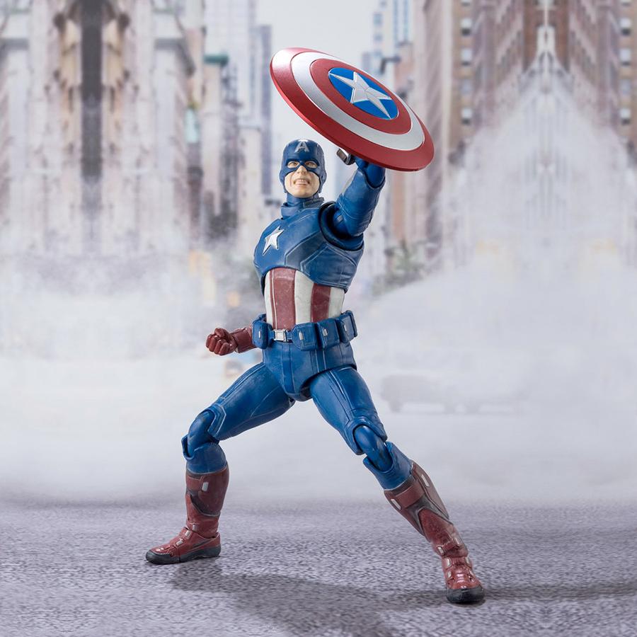 Captain America Avengers Assemble S.H.Figuarts Bandai Figur