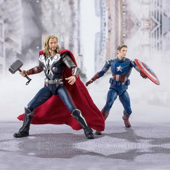 Captain America Avengers Assemble S.H.Figuarts Bandai Figur