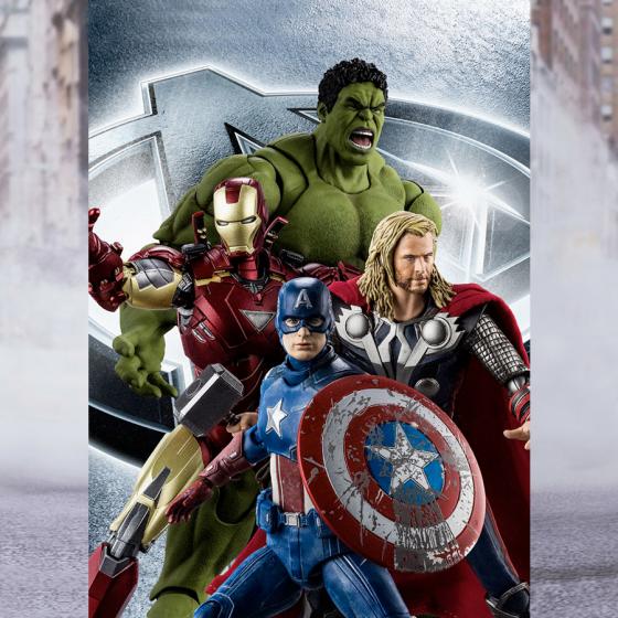 Captain America Avengers Assemble S.H.Figuarts Bandai Figur