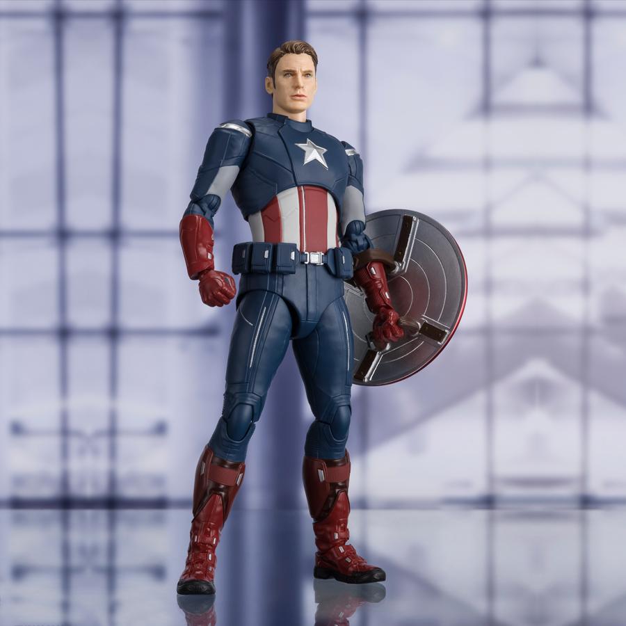 Captain America Cap VS Cap Avengers Endgame S.H.Figuarts Action Figure