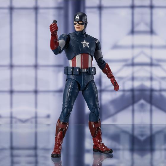 Figurine Captain America Cap VS Cap Avengers Endgame S.H.Figuart Bandai