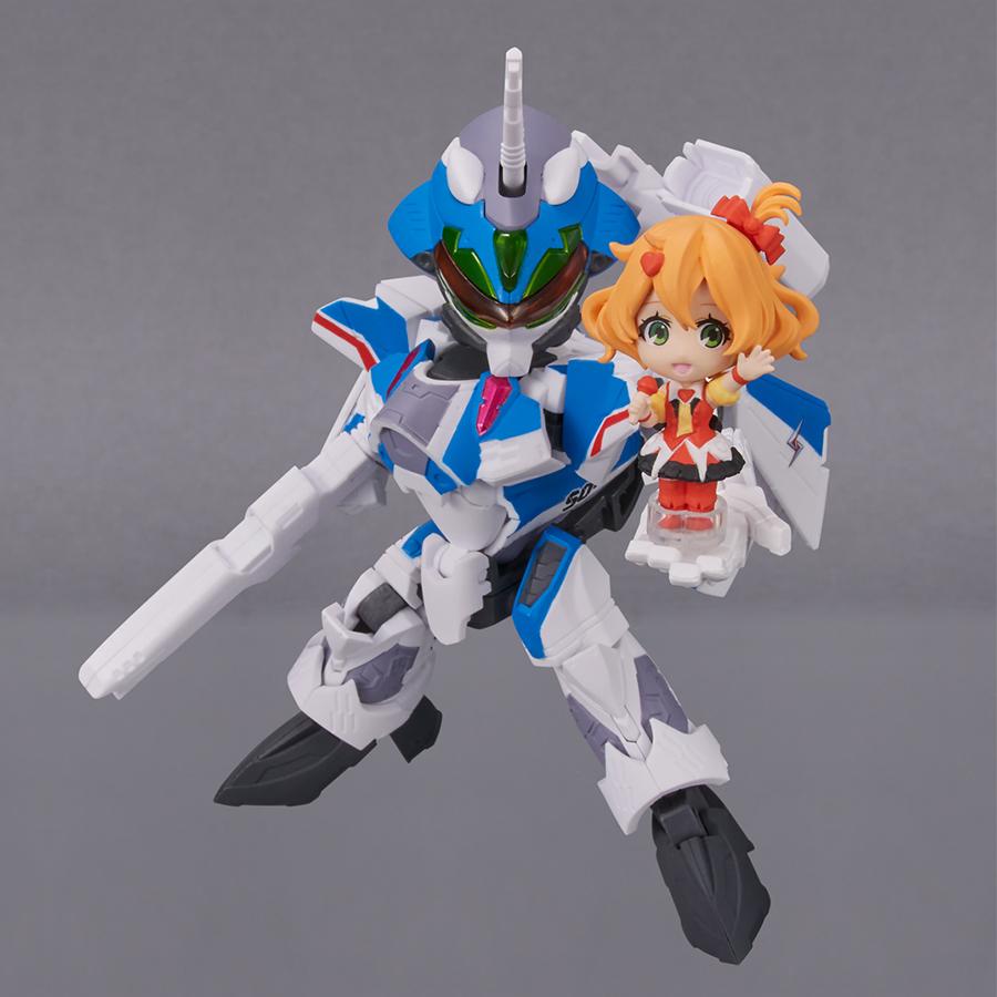 Figurine Macross Delta VF-31J Siegfried with Freyja Wion Tiny Session