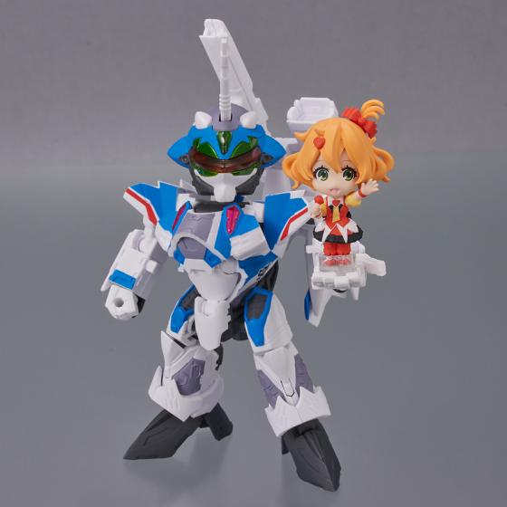 Macross Delta VF-31J Siegfried (Hayate Immelmann Use) with Freyja Wion Tiny Session Action Figure