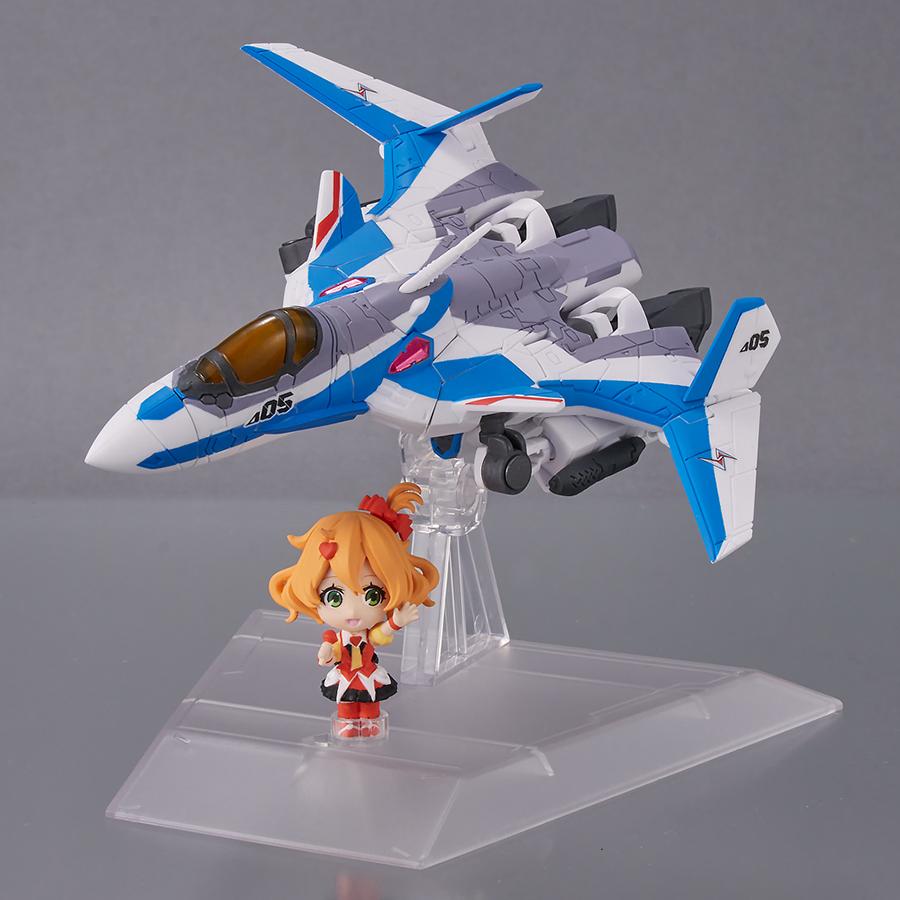 Macross Delta VF-31J Siegfried (Hayate Immelmann Use) with Freyja Wion Tiny Session Action Figure