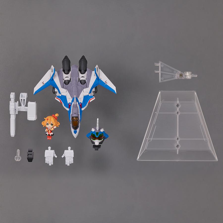 Macross Delta VF-31J Siegfried (Hayate Immelmann Use) with Freyja Wion Tiny Session Action Figure