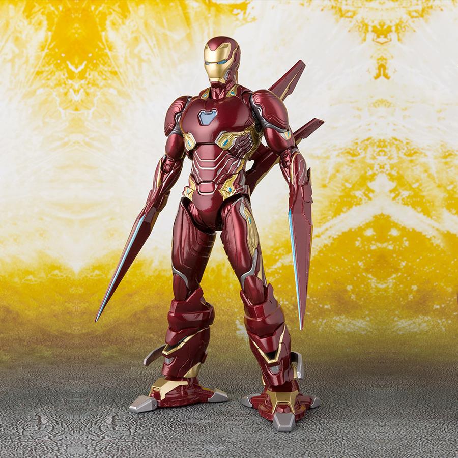 Figurine Iron Man Mark 50 Nano Weapon Set Avengers Infinity War S.H.Figuarts Marvel