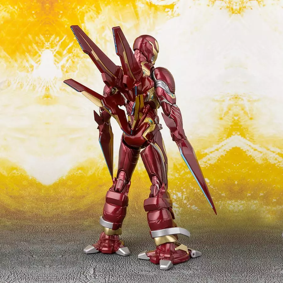 Figurine Iron Man Mark 50 Nano Weapon Set Avengers Infinity War S.H.Figuarts Bandai