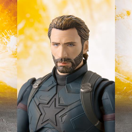 Captain America Set Avengers Infinity War S.H.Figuarts Bandai Figur