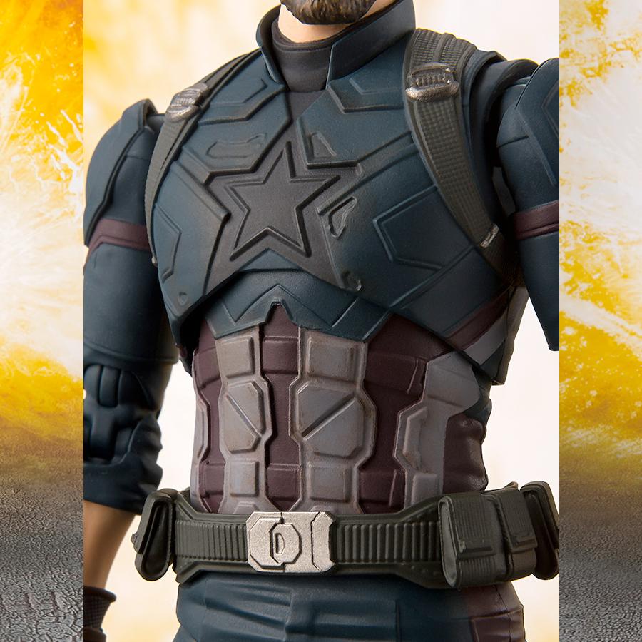 Captain America Set Avengers Infinity War S.H.Figuarts Bandai Figur