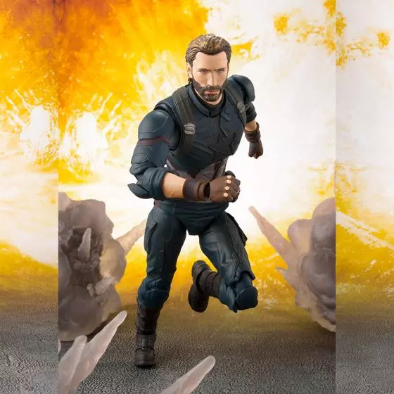 Figurine Captain America Set Avengers Infinity War S.H.Figuarts Bandai