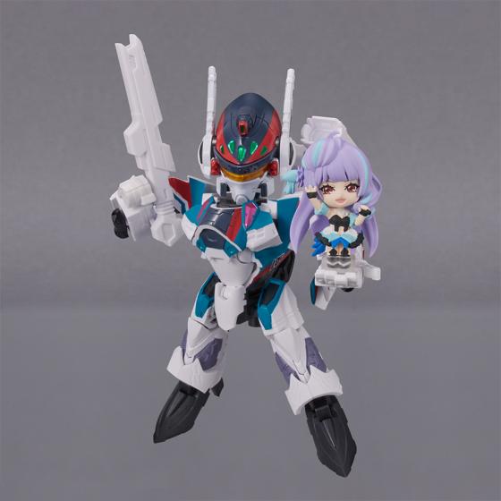 VF-31S Siegfried [Arad Mölders Use] with Mikumo Guynemer Tiny Session Figure